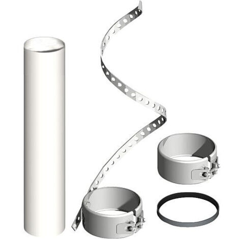 Systeme gaz echappement plastique Kit de montage flexible pour kit embouchure Uni - DN 60
