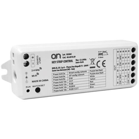 SYSTÈME MULTIZONE - RÉCEPTEUR CONTRÔLEUR LED 4 CANAUX VELLEMAN CHLSC60RX