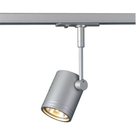 Systèmes rail 1 allumage 230V BIMA spot gris GU10 max. 50W adaptateur 1 allumage inclus - SLV 143442