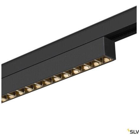 Systèmes rail 48V IN-LINE 22 48V TRACK réflecteur darklight DALI spot noir 73W 2700k IRC90 - SLV 1006627