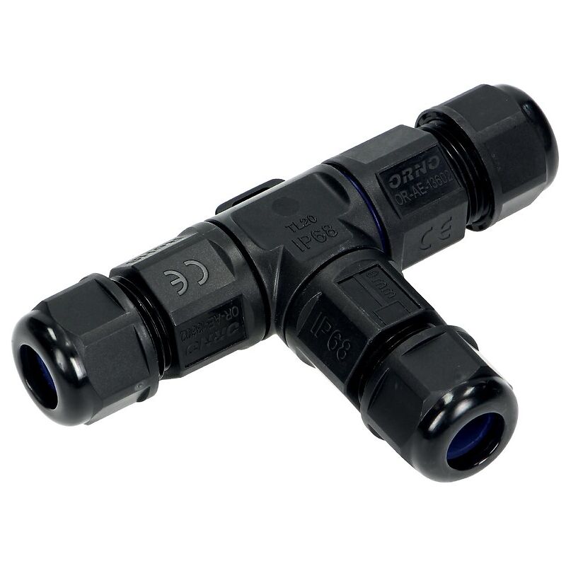 Orno - Connecteur répartiteur en t étanche IP68 3x1,5mm² - synercia