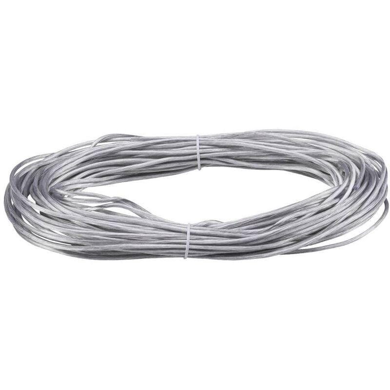 Wire Corduo Spannseil 20m Transp 2,5qmm 94589 Elément pour système d'éclairage sur câble basse tension transpa - Paulmann