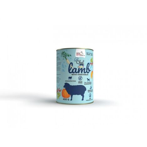 SYTA MICHA agnello con verdure Cibo umido per cani lattina 12x400g