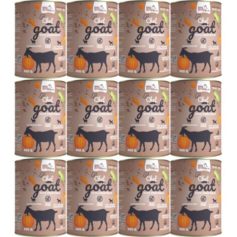 SYTA MICHA pâtée pour chien au chevreau et aux légumes, boîte de 12 x 400 g