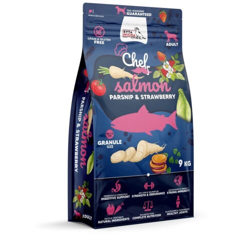 SYTA MICHA salmone pastinaca e fragola 9 kg