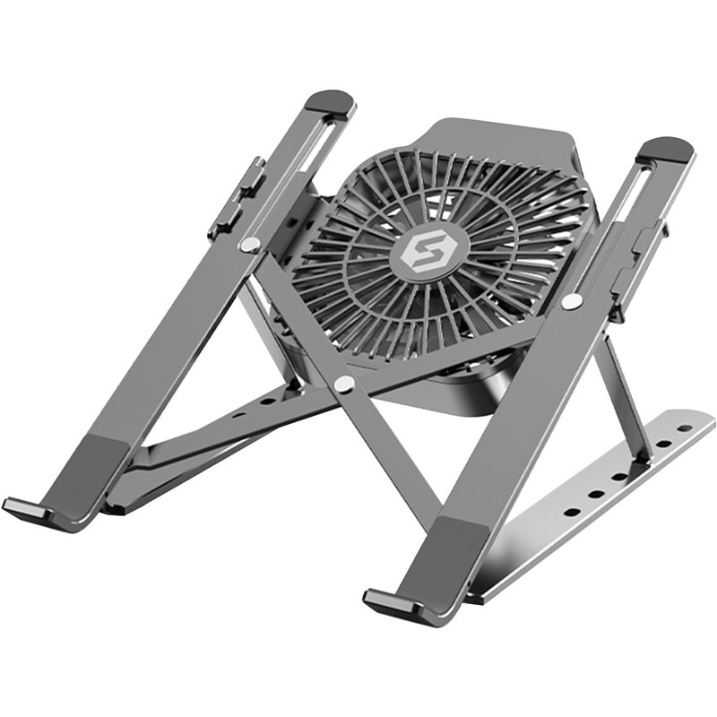 

SZJF-054S2 Soporte ergonomico para computadora portatil con ventilador de refrigeracion para escritorio Soporte vertical plegable ajustable para