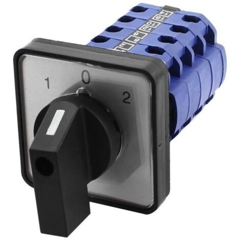 SZW26-20 - D404.4 660V 20A Commutateur de changement de came rotatif a 3 positions de montage de panneau de selection