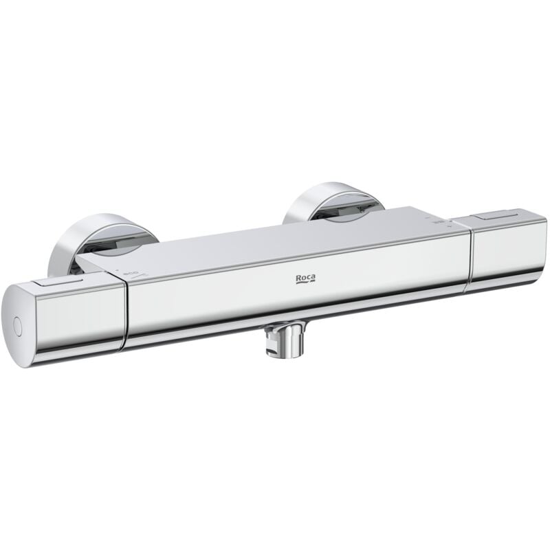 Roca - Robinet de douche thermostatique d'extérieur round T-1000 Couleur : Chrome