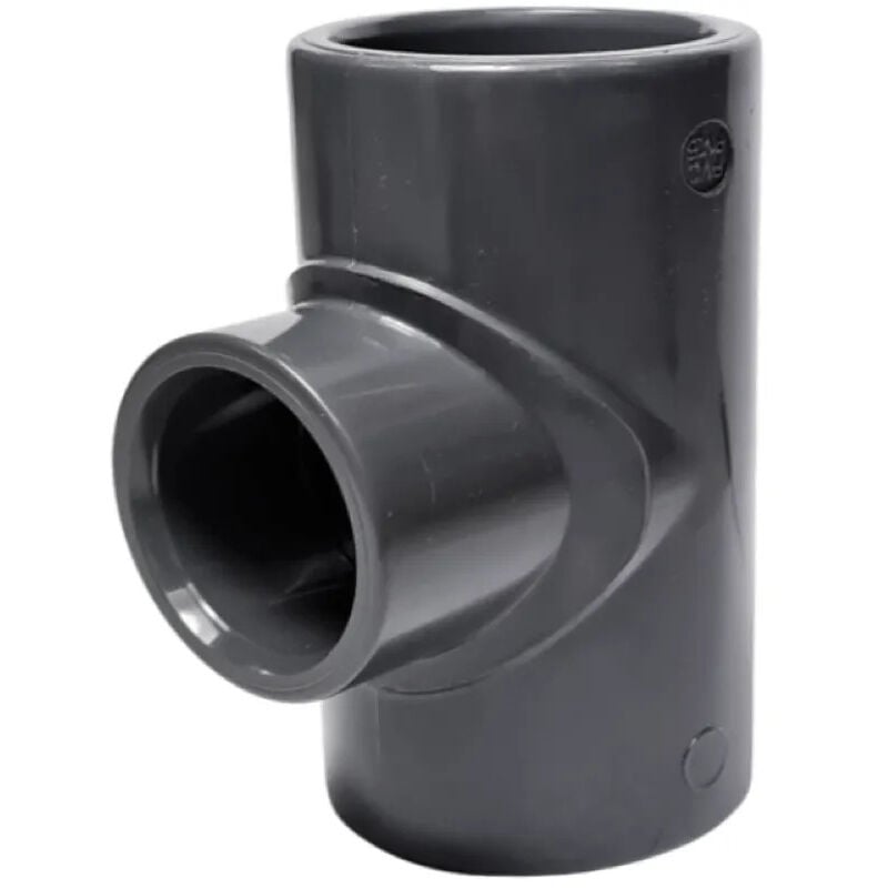 Té 90° réduit PVC pression femelle diamètre 75, 63, 70