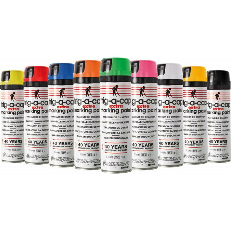 Image of Extra 500 ml Fluo Red Construction Contraggio di aerosol