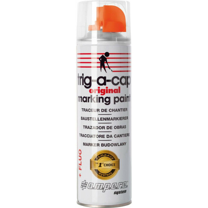 Image of T-a-c spray per marcatura di costruzioni 500ml arancione fluorescente (confezione da 12)