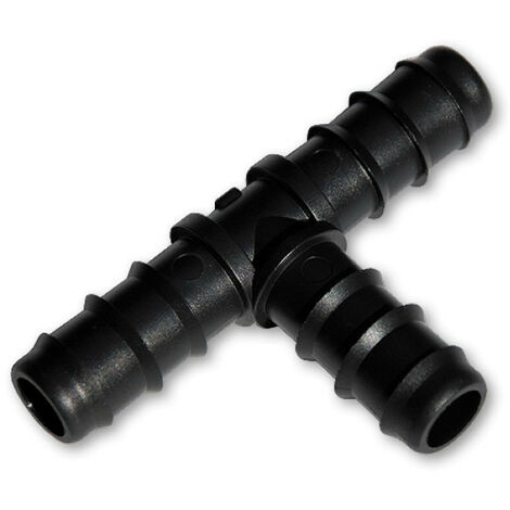 T annelé polypropylène pour tuyau Ø 25 mm (Lot de 5)