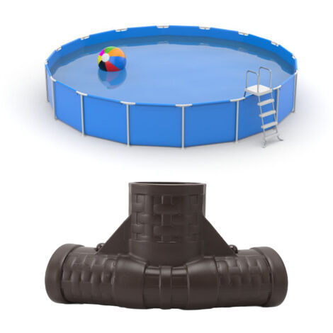 T-Connecteur pour Piscine Compatible 16', 18'x48"