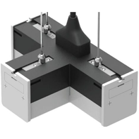 T CONNETTORE CORPO NERO 4000K - Luce NATURALE