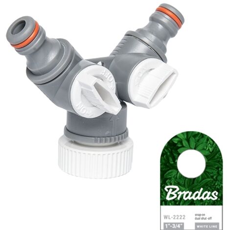T DE LÍNEA BLANCA CON VÁLVULAS 1"-3/4" BRADAS