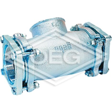 T de serrage pour tube en acier 2 1/2 ’’ FF