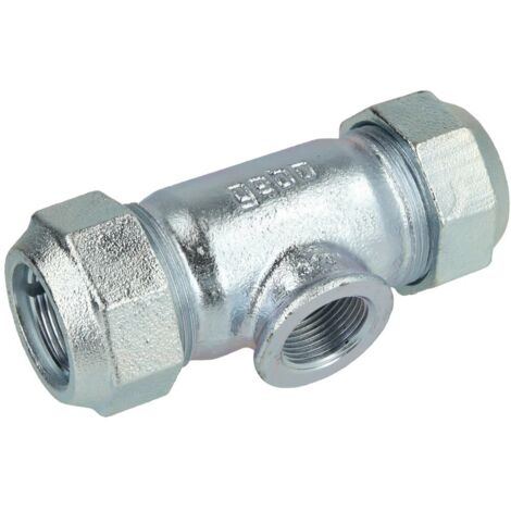 T de serrage pour tube en acier 3/8’’ FF