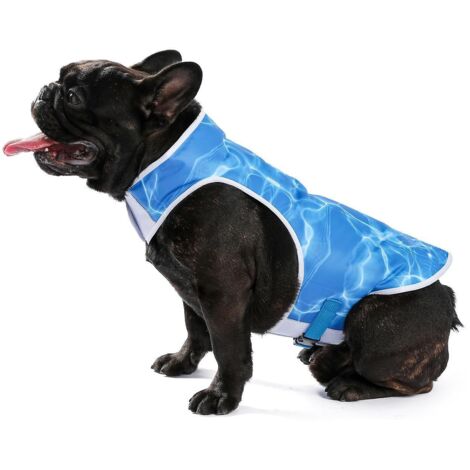 t Gilet De Refroidissement Pour Petits Moyens Grands Chien Avec Trou Harnais Bande Rflchissante De Scurit Maille Veste Manteau Chien Chiot Rafraic