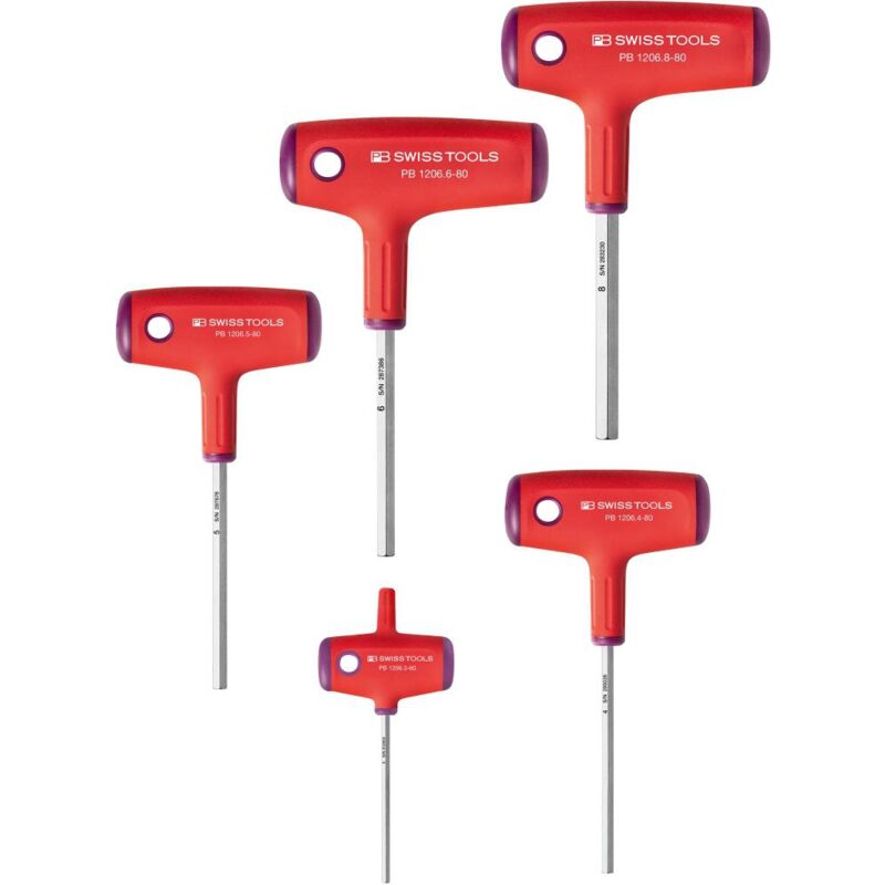 Image of Quergriff-Schraubendreher Satz im Karton 5-teilig 3-8mm - Pb Swiss Tools