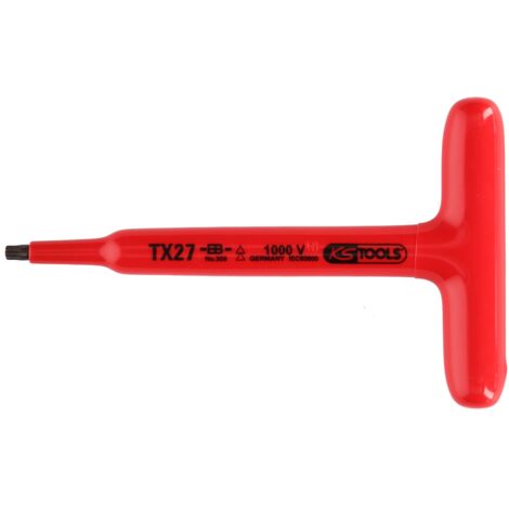 T-Griff-Torx-Stiftschlüssel mit Schutzisolierung, T40, 200 mm