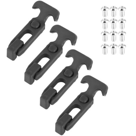 T-Griff-Zugriegel, Gummihaubenriegel, flexibler, UV-beständiger, tragbarer Zugriegel mit Schraubensatz, M5-Gewinde für Ersatzteile