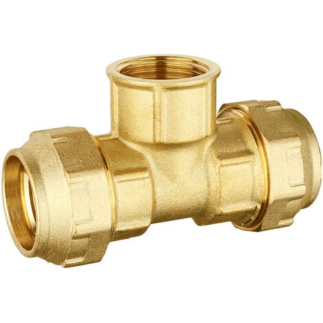 T latón tubo-H 25x3/4