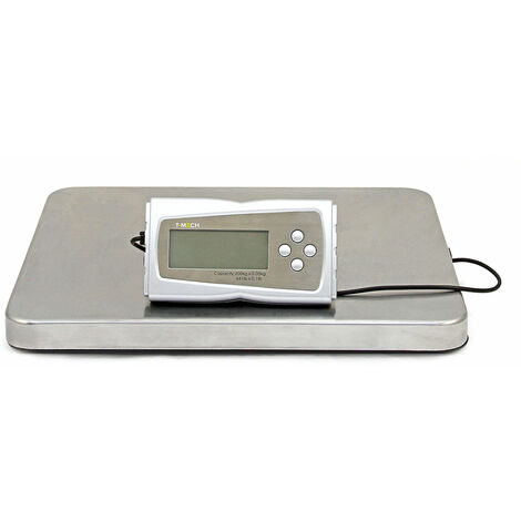 T-Mech Balance Électronique Postale de 41 cm x 36 cm à Plate-forme en Acier Inoxydable pour Pesage d’Articles Postaux, Pesage de Colis, Paquets et Autres Articles Postaux