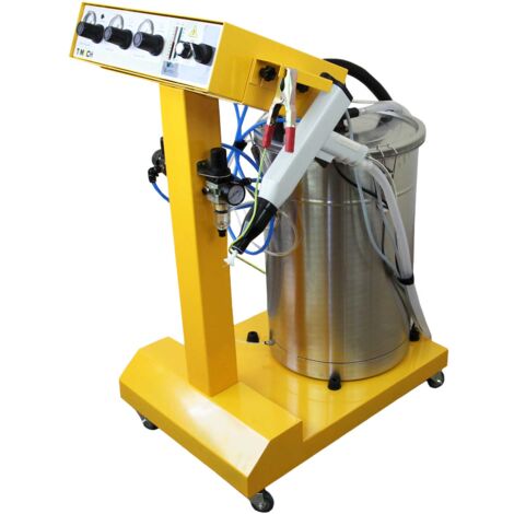 T-Mech - Máquina Pintura en Polvo 45 Litros 40W 600g/min 220-230V Pistola Pulverizadora Spray Revestimiento Recubrimiento en Polvo Pistola Electrostática de Pulverización Pulverizador de Pintura - Varios