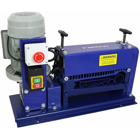 T-Mech – Pince à dénuder automatique pour câbles de 1,5 mm à 38 mm – Débit 30 m/min – 10 lames préinstallées – Certifiée CE