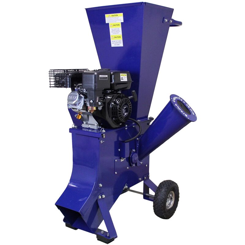 

T-Mech - Trituradora de Ramas 6,5HP Gasolina para Destrucción de Ramas, Ramitas y Hojas para Jardineros Profesionales, Paisajistas y Aficionados