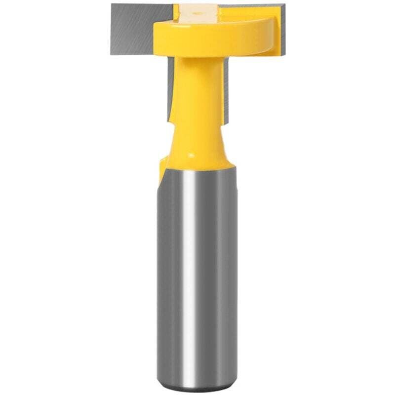 Image of T-Nutfräser, 12-mm-Schaft, Hartmetall-Nutfräser für die Holzbearbeitung