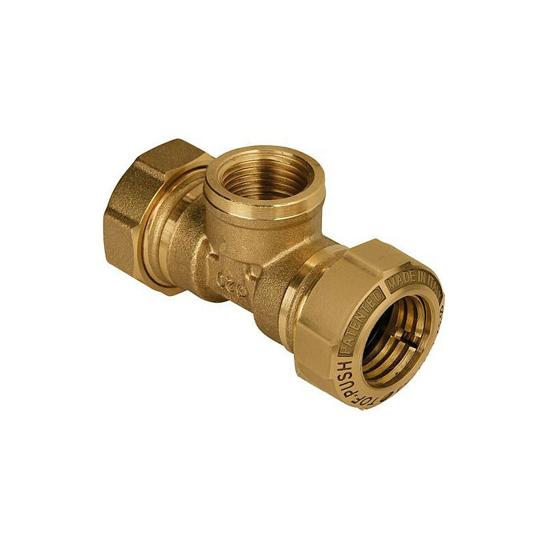 Té PE avec filetage femelle 25 mm x 3/4" ne convient pas pour le gaz