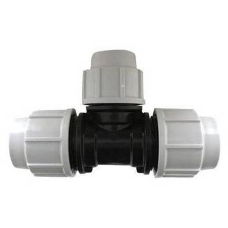 T Plasson réduit à 90° pour tuyau en polyéthylène