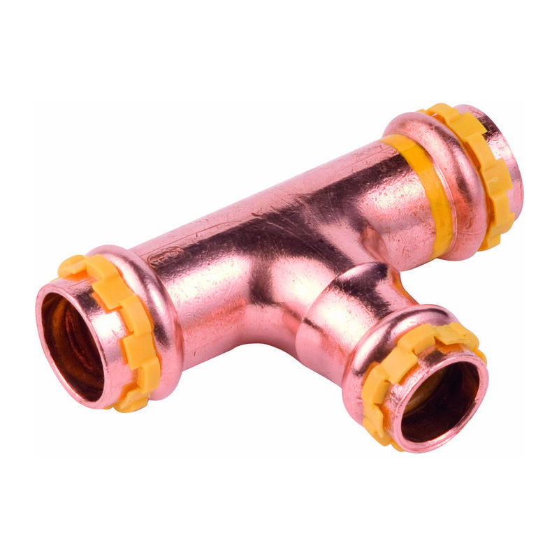 VSH - Raccord gaz t réduit à sertir SudoPress - aips - fff diamètre 35 x 22 x 35