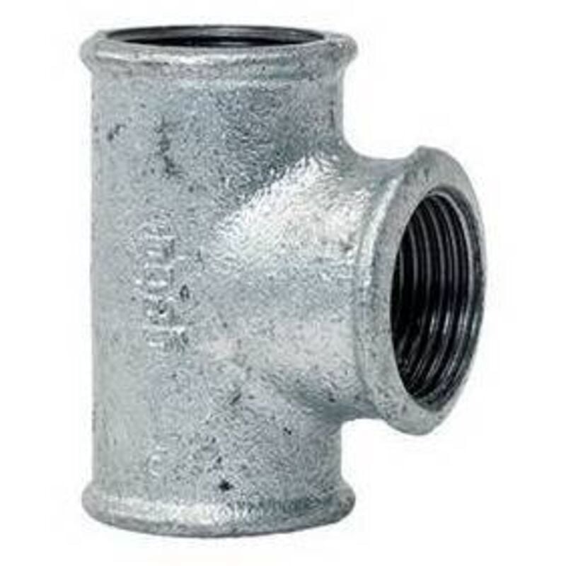 T réduit galvanisé