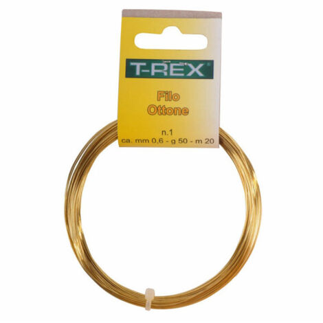 T-Rex Filo In Ottone 1,00Mm 50Gr 8Mt