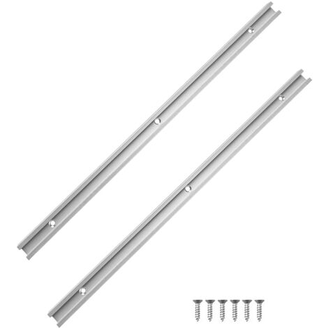 T-Schienen-Gehrungsschiene, 2 Stück T-Schlitz-Gehrungsschiene, Aluminium-T-Schienen, T-Schiene aus Aluminiumlegierung, T-Schiene aus Aluminiumlegierung, T-Schiene, T-Schlitz-Gehrungsschiene, T-Schiene