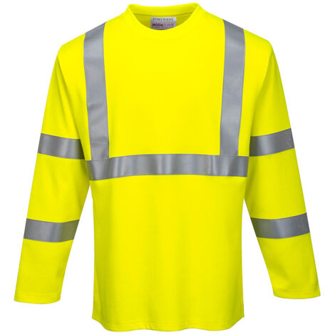 T-shirt à manches longues haute visibilité FR couleur : Jaune taille XXXL - PORTWEST