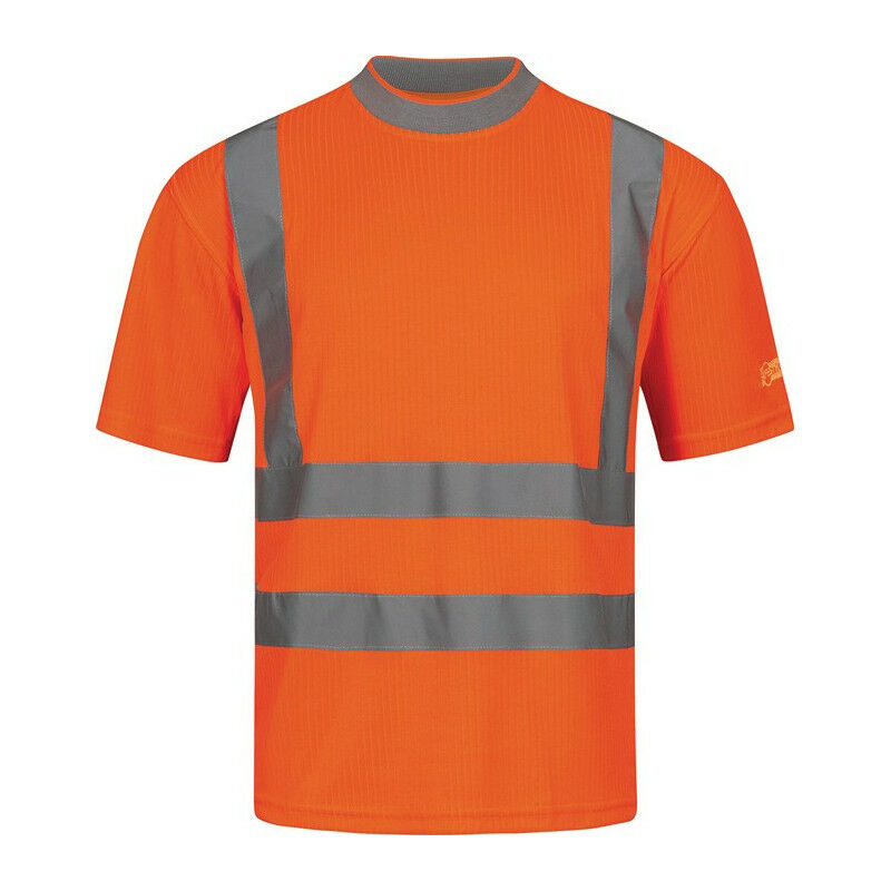 Image of T-shirt ad alta visibilità Brian Size L Arancione Safestyle