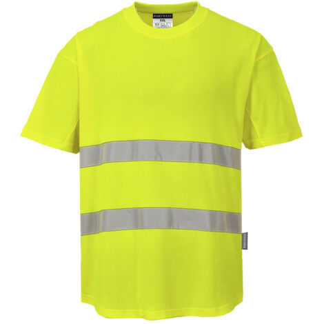 T-shirt aéré couleur : Jaune taille L - PORTWEST