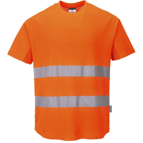 T-shirt aéré couleur : Orange taille M - PORTWEST