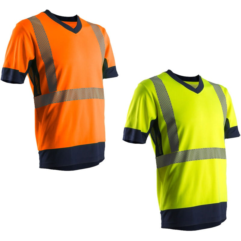 T-shirt da lavoro alta visibilità Coverguard Komo - XL - Arancione