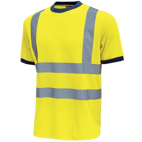 T-shirt alta visibilità Glitter Yellow Fluo tg. 4XL
