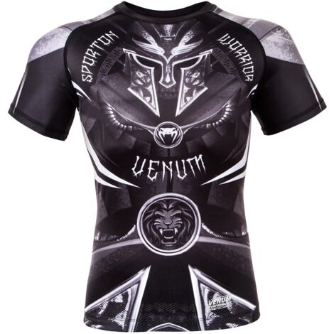 T-shirt anti-UV à manches courtes Venum Gladiator 3.0 pour homme, noir, taille L