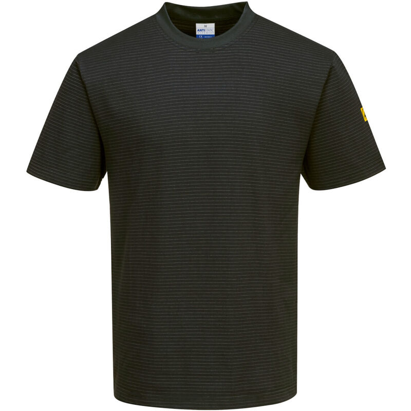 T-shirt antistatique esd - taille xxxl - noir Portwest