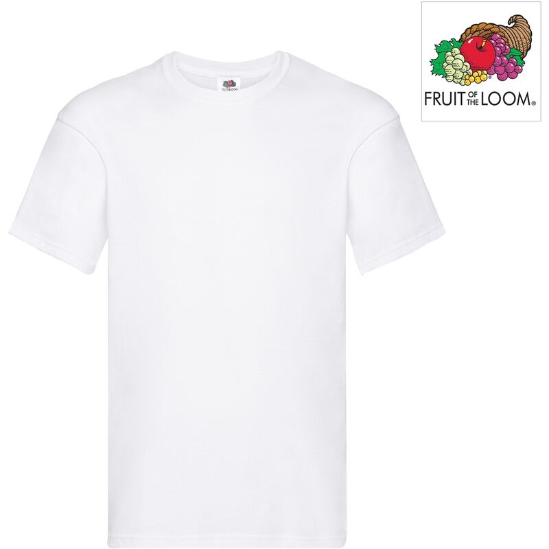 maglietta bianca fruit of the loom