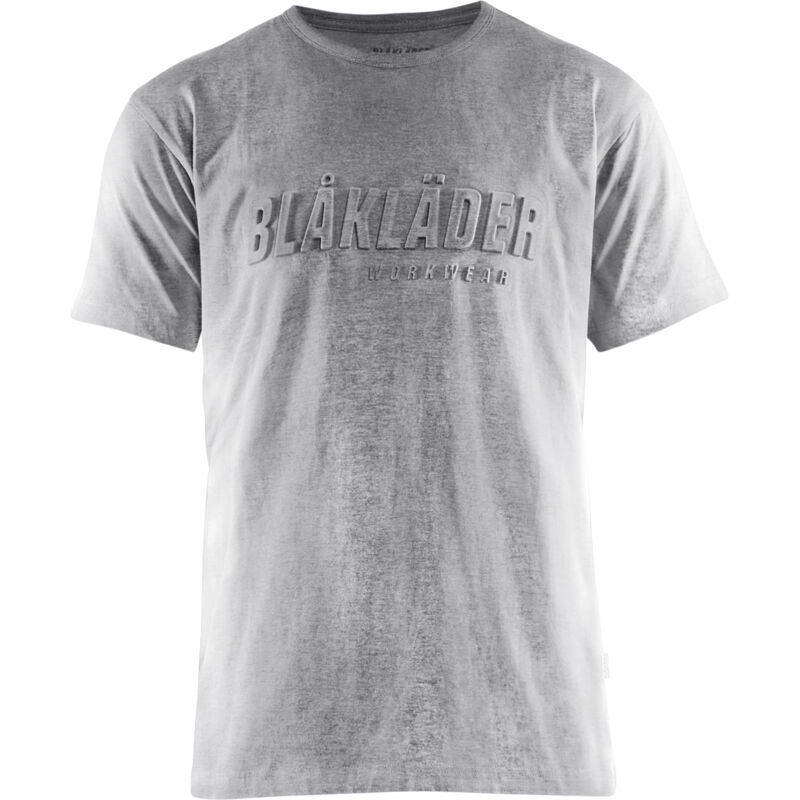 Blaklader Arbeits-t-shirt Mit 3d-druck 3531 – Grau Meliert Xxl