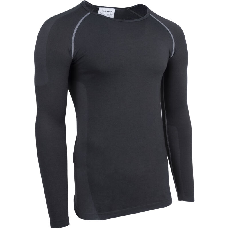 T-shirt Bodywarmer Clarinet anthracite manches longues taille M - CLARINET - 5CLT15R00M