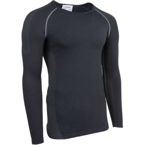 T-shirt Bodywarmer Clarinet anthracite manches longues taille XL - COVERGUARD - 5CLT15R0XL