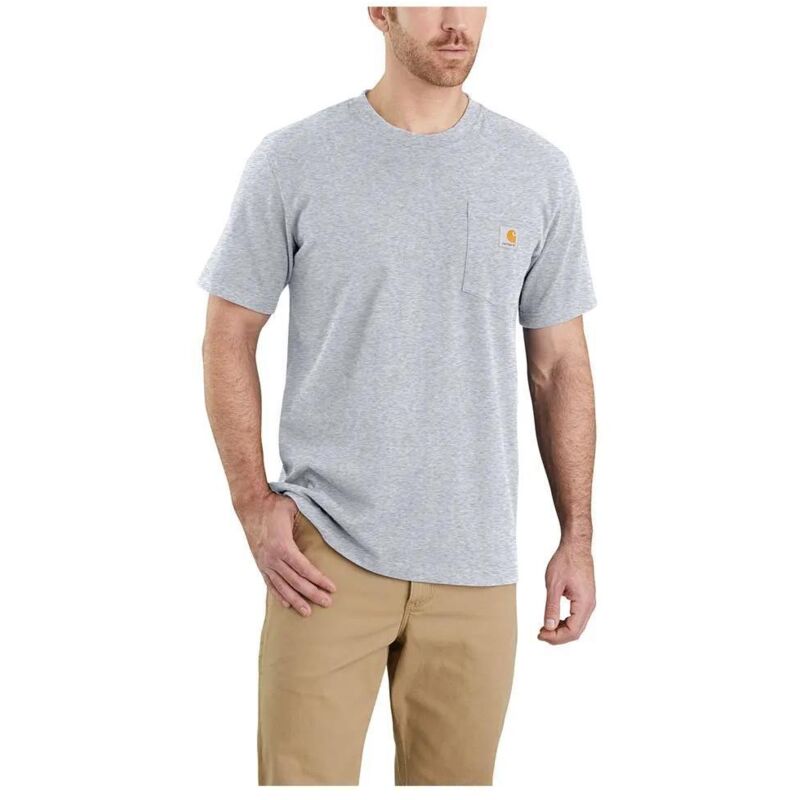 Carhartt - T-shirt Brusttasche – Größe Xl – Grau Meliert – S1103296034xl